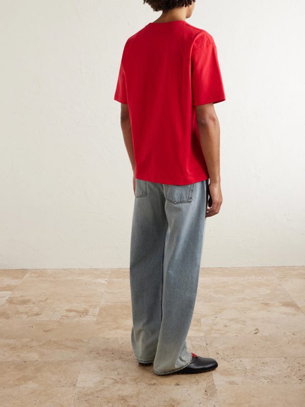 Logo-Print Cotton-Jersey T-Shirt - BK Logo-Print Cotton-Jersey T-Shirt - BK