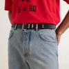 3cm Rockstud Leather Belt - FR