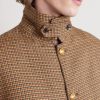 Padded Houndstooth Virgin Wool Bomber Jacket - CU