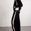 Beaded Crystal-Embellished Cotton-Blend Velour Track Jacket - OU Beaded Crystal-Embellished Cotton-Blend Velour Track Jacket - OU