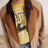 Striped Printed Cotton-Jersey T-Shirt - CU Striped Printed Cotton-Jersey T-Shirt - CU
