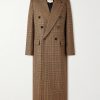 Double-Breasted Prince of Wales Checked Virgin Wool Coat Double-Breasted Prince of Wales Checked Virgin Wool Coat