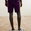 Slim-Fit Appliquéd Cotton-Blend Velvet Shorts - BK Slim-Fit Appliquéd Cotton-Blend Velvet Shorts - BK