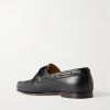 Logo-Embellished Leather Loafers - BK Logo-Embellished Leather Loafers - BK