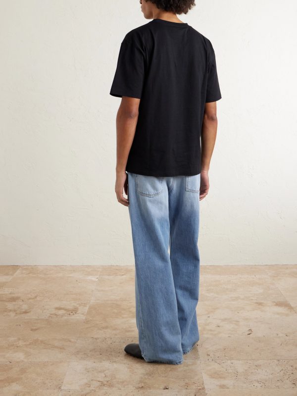 Logo-Print Cotton-Jersey T-Shirt - BK Logo-Print Cotton-Jersey T-Shirt - BK