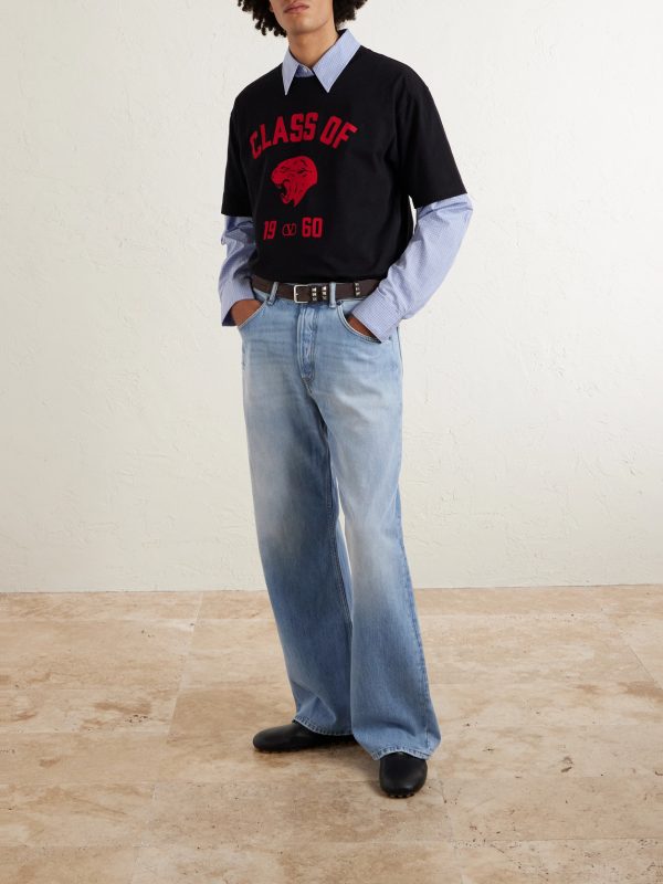 Logo-Print Cotton-Jersey T-Shirt - OU Logo-Print Cotton-Jersey T-Shirt - OU