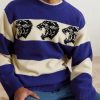 Striped Jacquard-Knit Wool Sweater - FR Striped Jacquard-Knit Wool Sweater - FR