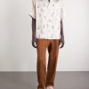 Camp-Collar Floral-Print Silk-Twill Shirt - OU