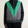 Logo-Appliquéd Jersey Track Jacket - FR Logo-Appliquéd Jersey Track Jacket - FR