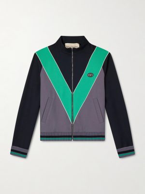 Logo-Appliquéd Jersey Track Jacket Logo-Appliquéd Jersey Track Jacket