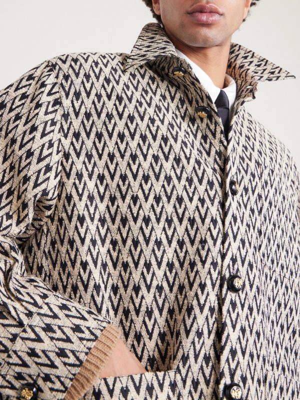 Toute La V Cotton-Blend Jacquard Jacket - CU Toute La V Cotton-Blend Jacquard Jacket - CU