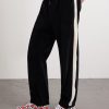 Striped Cotton-Blend Velvet Sweatpants - FR Striped Cotton-Blend Velvet Sweatpants - FR