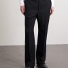 Straight-Leg Pleated Grain de Poudre Wool Trousers - FR Straight-Leg Pleated Grain de Poudre Wool Trousers - FR