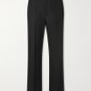 Straight-Leg Pleated Grain de Poudre Wool Trousers Straight-Leg Pleated Grain de Poudre Wool Trousers