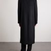Double-Breasted Virgin Wool Coat - BK Double-Breasted Virgin Wool Coat - BK