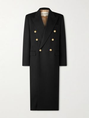 Double-Breasted Virgin Wool Coat Double-Breasted Virgin Wool Coat