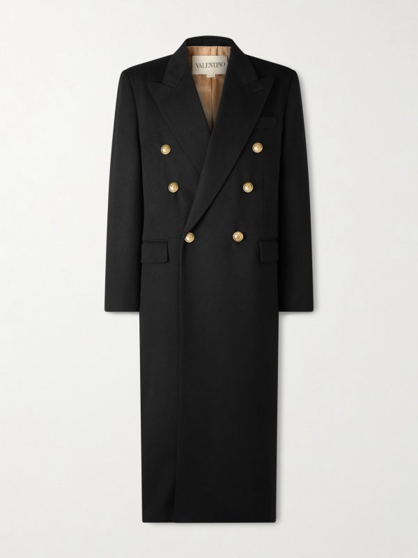 Double-Breasted Virgin Wool Coat Double-Breasted Virgin Wool Coat
