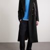 Double-Breasted Virgin Wool Coat - OU Double-Breasted Virgin Wool Coat - OU