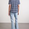 Logo-Appliquéd Striped Cotton-Piqué Polo Shirt - BK Logo-Appliquéd Striped Cotton-Piqué Polo Shirt - BK