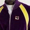 Appliquéd Cotton-Blend Velvet Track Jacket - CU Appliquéd Cotton-Blend Velvet Track Jacket - CU