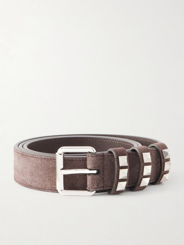 3cm Rockstud Suede Belt 3cm Rockstud Suede Belt