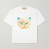 Le Chat De La Maison Printed Cotton-Jersey T-Shirt Le Chat De La Maison Printed Cotton-Jersey T-Shirt