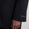 Crewneck Belted Virgin Wool-Blend Woven Jacket - CU