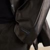 Double-Breasted Leather Jacket - CU Double-Breasted Leather Jacket - CU