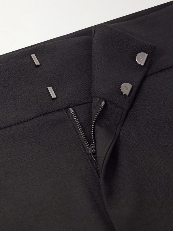 Straight-Leg Wool-Ripstop Trousers - E1 Straight-Leg Wool-Ripstop Trousers - E1