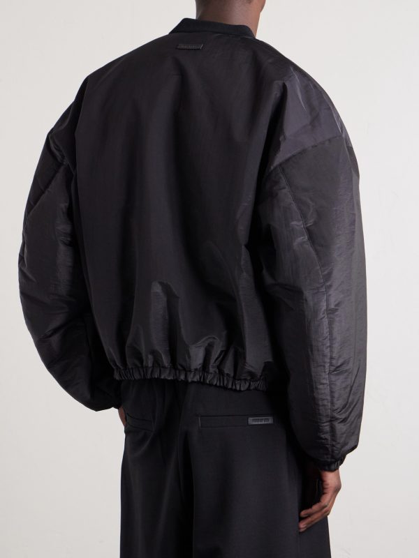 Padded Shell Bomber Jacket - BK Padded Shell Bomber Jacket - BK