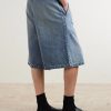 Utility Straight-Leg Denim Shorts - BK Utility Straight-Leg Denim Shorts - BK