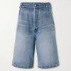 Utility Straight-Leg Denim Shorts Utility Straight-Leg Denim Shorts