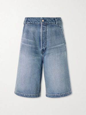 Utility Straight-Leg Denim Shorts Utility Straight-Leg Denim Shorts