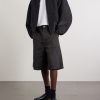 Utility Straight-Leg Cotton Shorts - OU Utility Straight-Leg Cotton Shorts - OU