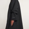 Lapelless Wool-Blend Coat - CU