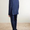 Herringbone Linen-Blend Suit Jacket - BK Herringbone Linen-Blend Suit Jacket - BK