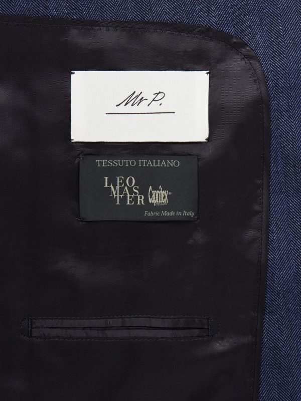 Herringbone Linen-Blend Suit Jacket - E2 Herringbone Linen-Blend Suit Jacket - E2