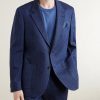Herringbone Linen-Blend Suit Jacket - FR Herringbone Linen-Blend Suit Jacket - FR