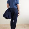 James Tapered Herringbone Linen-Blend Suit Trousers - BK James Tapered Herringbone Linen-Blend Suit Trousers - BK