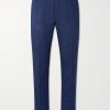 James Tapered Herringbone Linen-Blend Suit Trousers James Tapered Herringbone Linen-Blend Suit Trousers