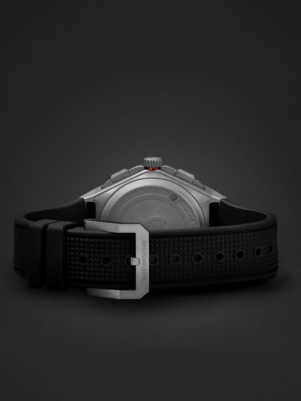 Milgraph GMT Automatic 42mm Titanium and Rubber Watch, Ref. No. MIC_260 - E2