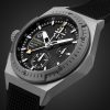 Milgraph GMT Automatic 42mm Titanium and Rubber Watch, Ref. No. MIC_260 - FR