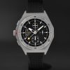 Milgraph GMT Automatic 42mm Titanium and Rubber Watch, Ref. No. MIC_260