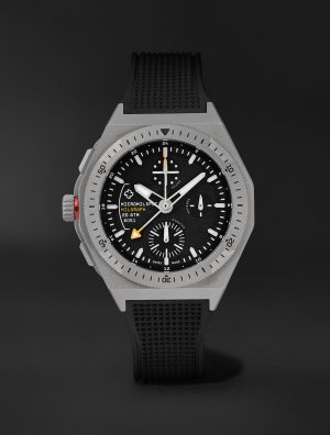 Milgraph GMT Automatic 42mm Titanium and Rubber Watch, Ref. No. MIC_260 Milgraph GMT Automatic 42mm Titanium and Rubber Watch, Ref. No. MIC_260