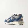 2002R Leather-Trimmed Suede and Mesh Sneakers - BK 2002R Leather-Trimmed Suede and Mesh Sneakers - BK