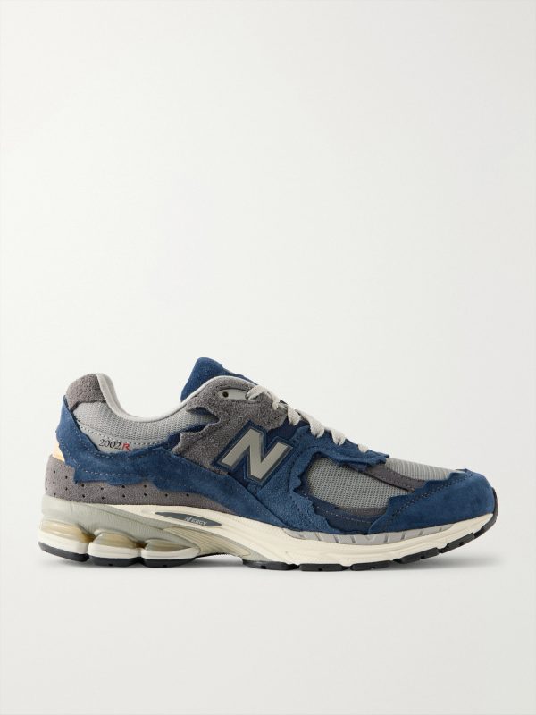 2002R Leather-Trimmed Suede and Mesh Sneakers 2002R Leather-Trimmed Suede and Mesh Sneakers