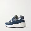 M992 Leather-Trimmed Suede, Nubuck and Mesh Sneakers - BK M992 Leather-Trimmed Suede, Nubuck and Mesh Sneakers - BK
