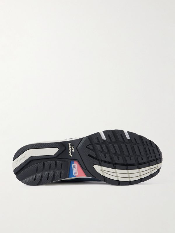 M992 Leather-Trimmed Suede, Nubuck and Mesh Sneakers - E1 M992 Leather-Trimmed Suede, Nubuck and Mesh Sneakers - E1