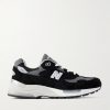 M992 Leather-Trimmed Suede, Nubuck and Mesh Sneakers M992 Leather-Trimmed Suede, Nubuck and Mesh Sneakers