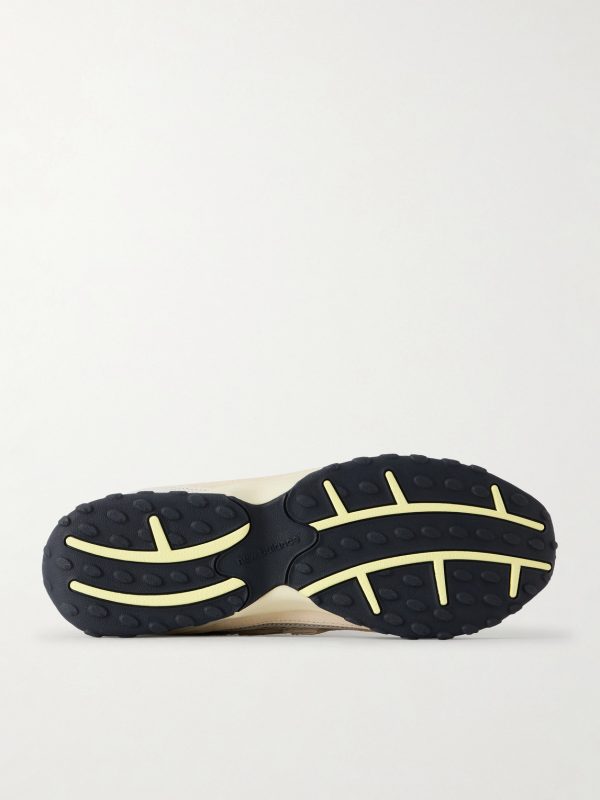 + Auralee 204L Leather-Trimmed Mesh Sneakers - E1